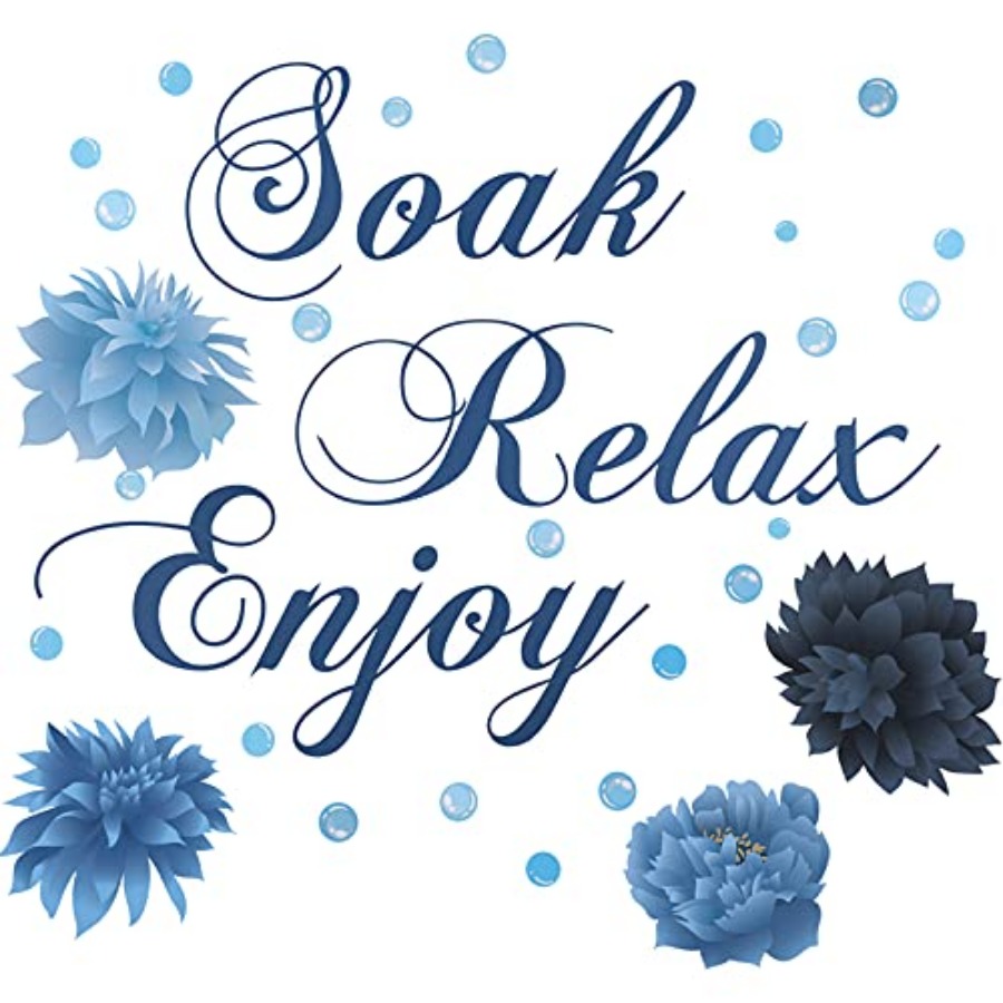 Relax - Spa & Wellness - Bathroom Wall Decals Soak Relax Enjoy