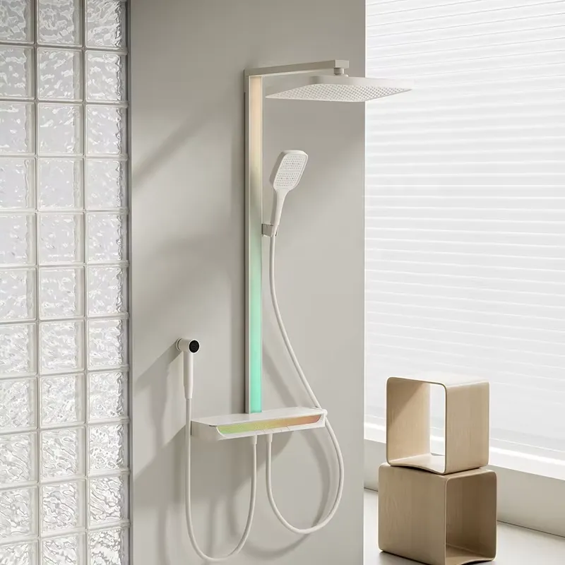 Spa & Wellness Hotel Diament Ustroń Opinie - Brass Digital Waterfall Shower Set Wall