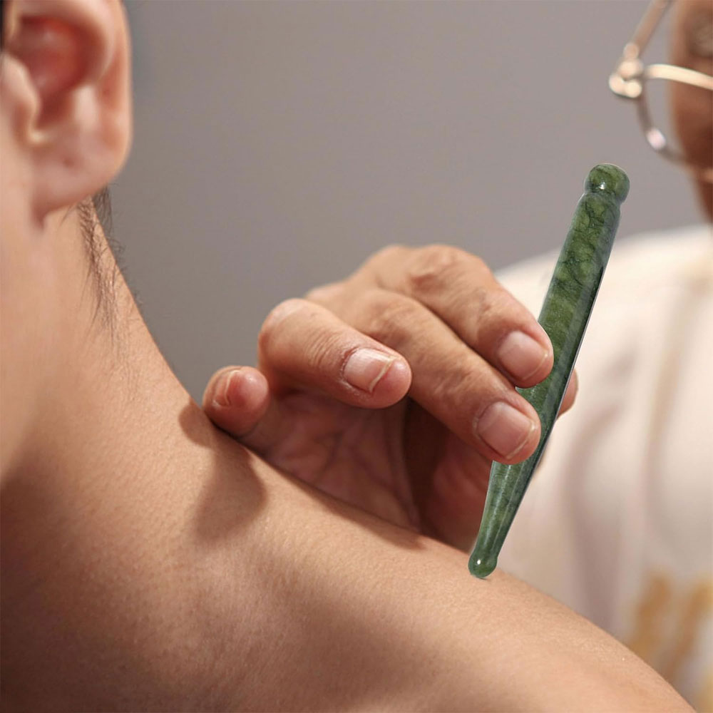 Relax - Spa & Wellness - Natural Jade Face Acupuncture Point Guasha