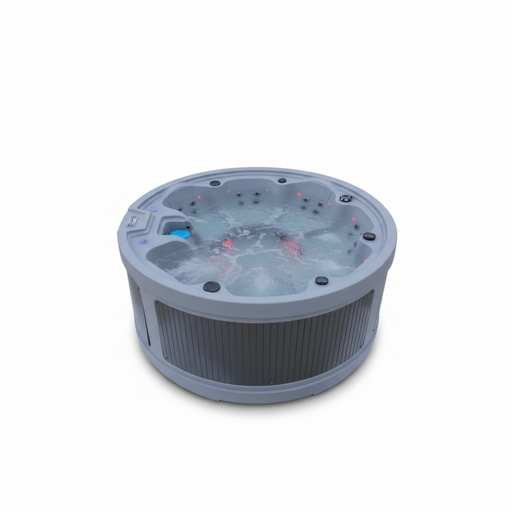Relax - Spa & Wellness - 7 Person Hot Tub, Round Massage