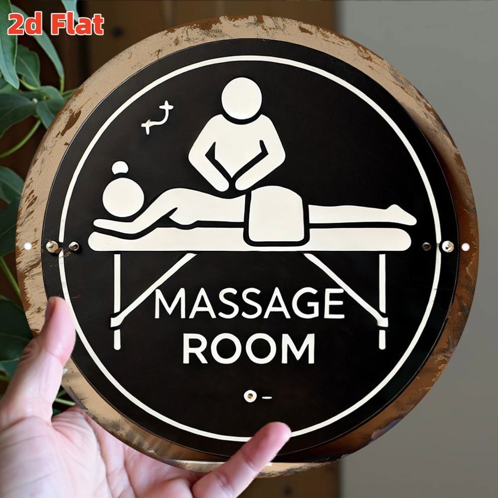 Spa Wellness Center - 2D Flat,High-Definition Print,Waterproof & Dustproof, Wellness