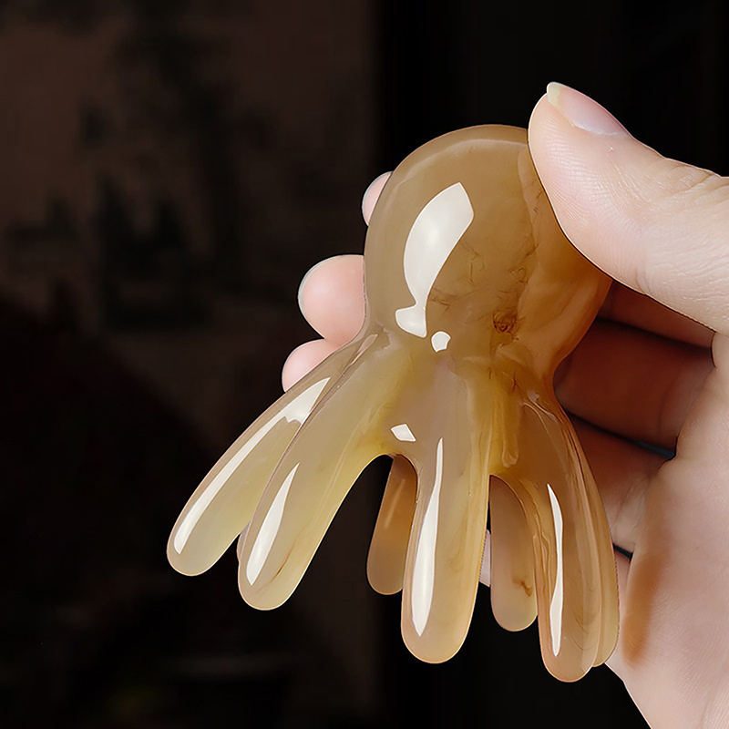 Spa Wellness Usa - 2Pcs Resin Octopus Comb Scalp Meridian