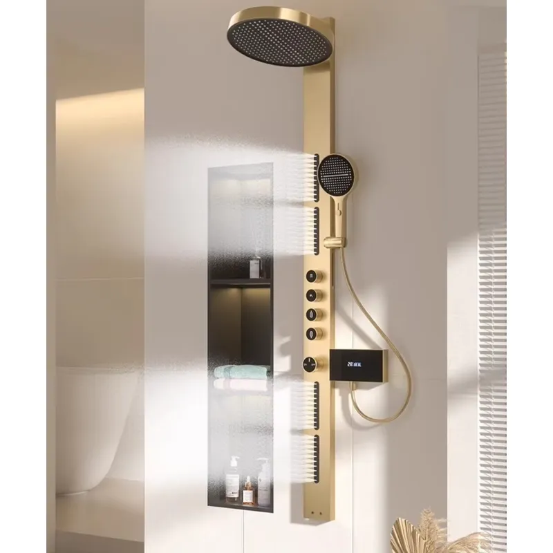 Spa & Wellness Hotel Diament Ustroń Opinie - Brass Rainfall Shower Panel Set Digital