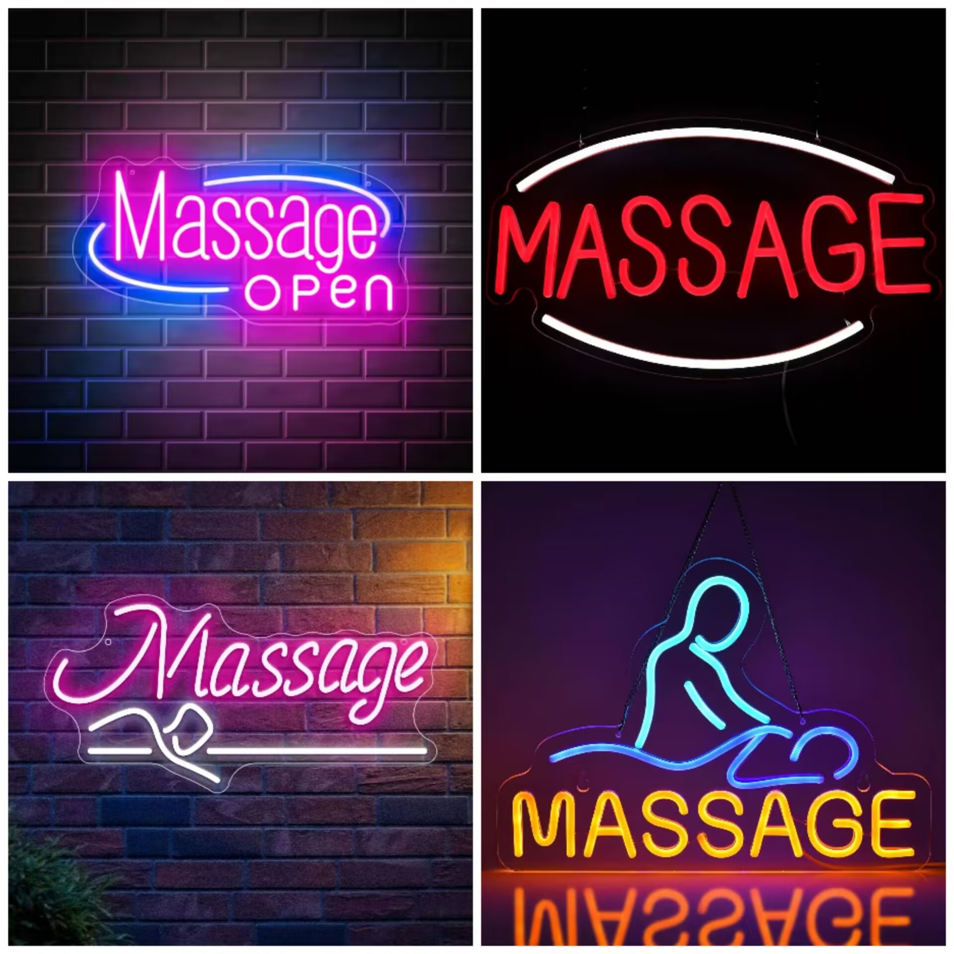 Massage Spa Open LED Neon Sign - огляд і ціна Spa Wellness Center