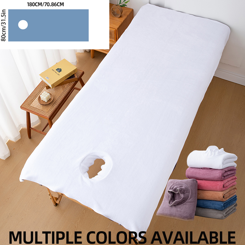 1Pc Beauty Bed Sheet with Hole - огляд і ціна Spa Wellness Center