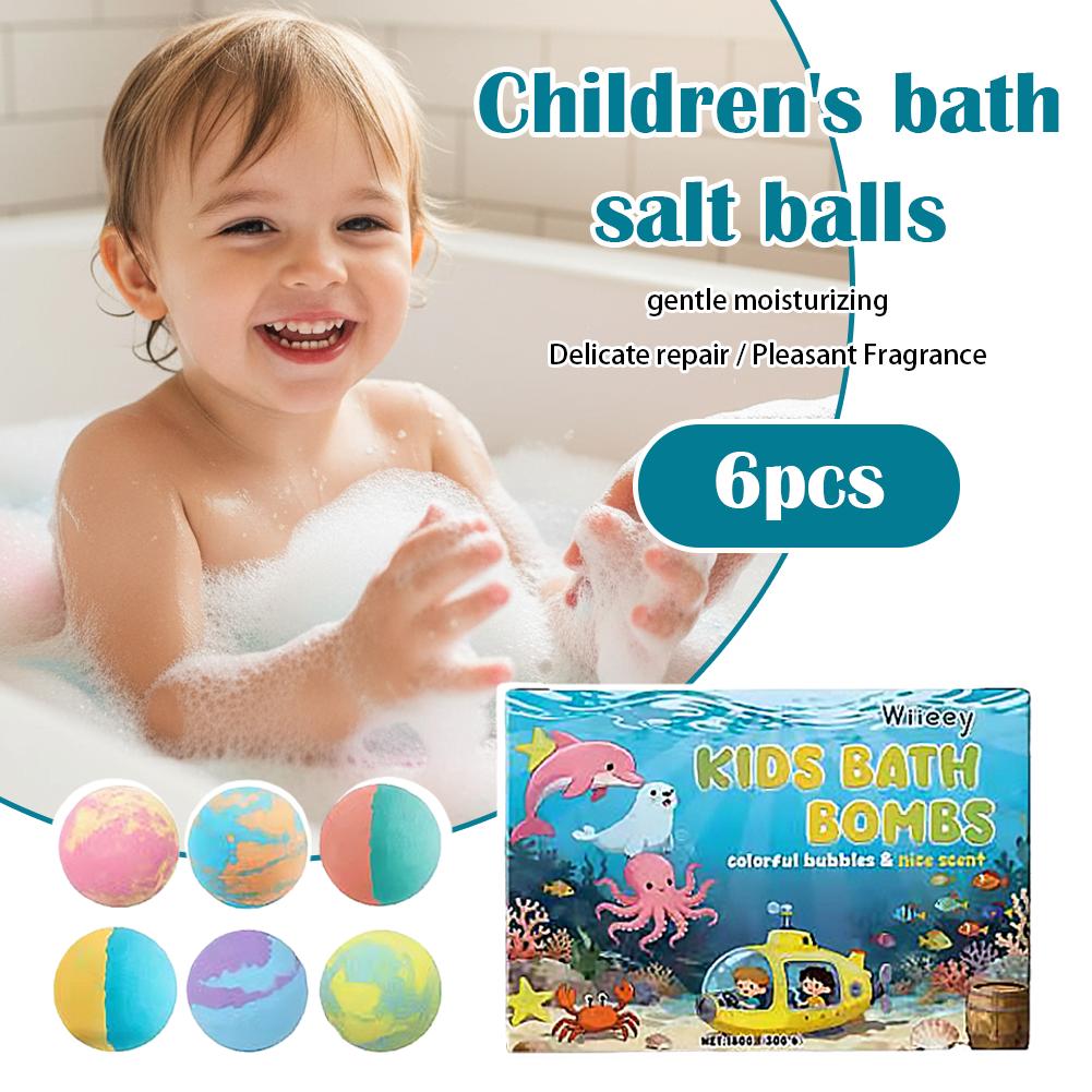6Pcs Kids Bubble Bath Bombs Se - огляд і ціна Relax - Spa & Wellness