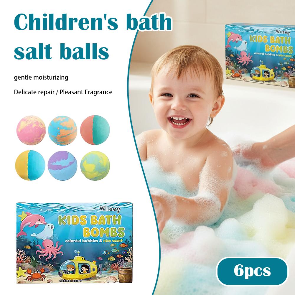 6Pcs Kids Bubble Bath Bombs Se - огляд і ціна Relax - Spa & Wellness
