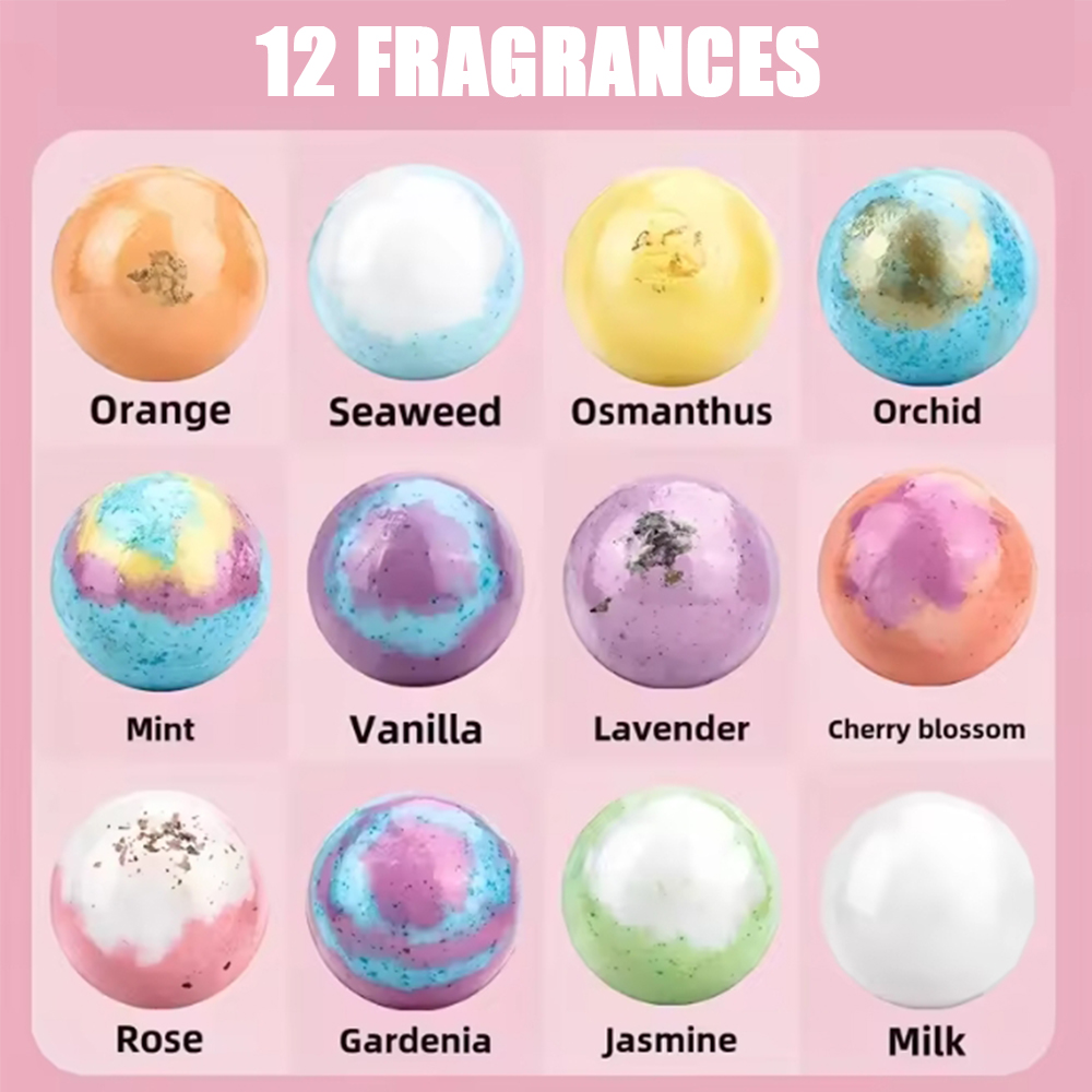 Bath Bombs 12Pcs/Box Organic & - огляд і ціна Relax - Spa & Wellness